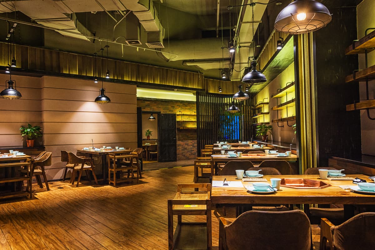 Elegant interior of Veranda Bar & Restaurant